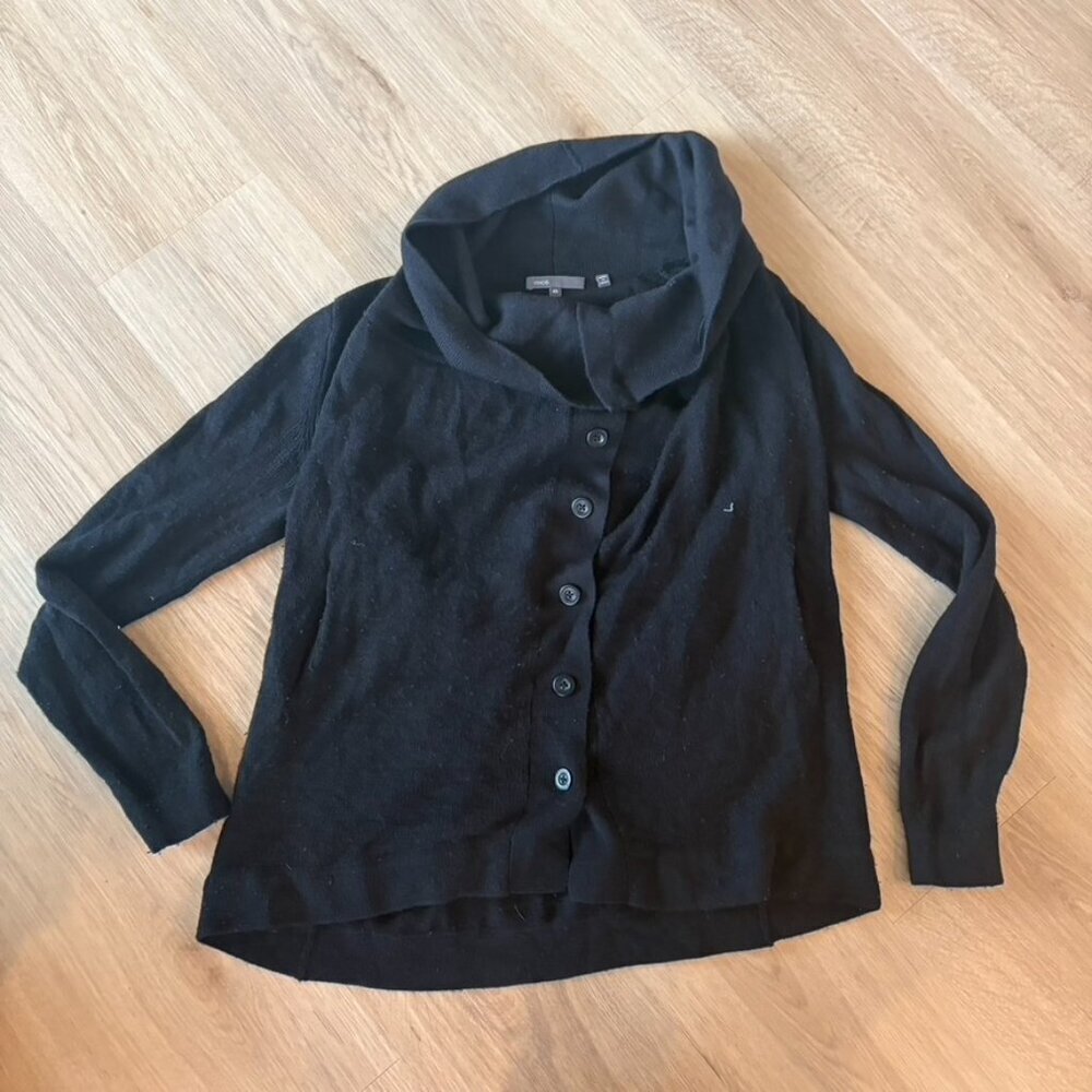 ** Vince cashmere cardigan Black oversized XS - Picture 1 of 9